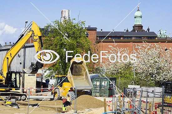 Byggeplads på Carlsberg