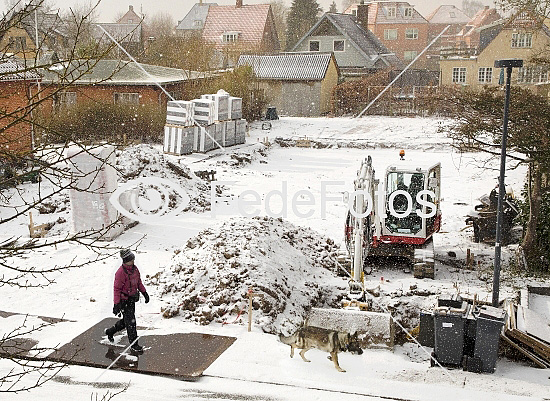 Husbyggeri om vinteren