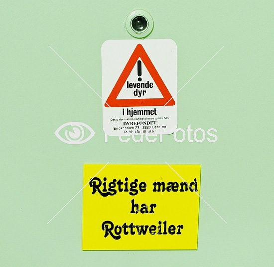 Skilt: Rottweiler