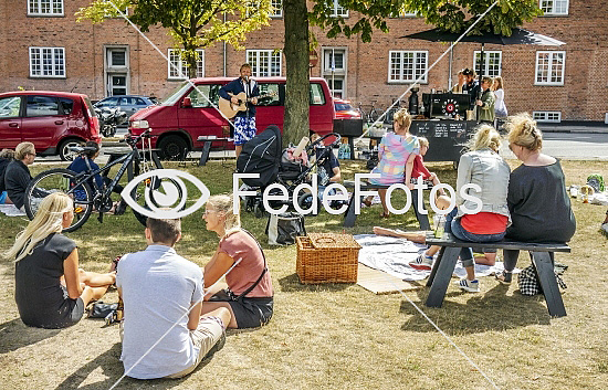 Udendørs koncert og frokost